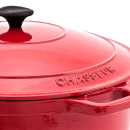 Garnek żeliwny emaliowany Chasseur Classic 8L 32cm wiśniowy 3732-03