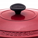 Garnek żeliwny emaliowany owalny Chasseur Classic 3,6L wiśniowy 3727-03