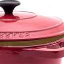 Garnek żeliwny emaliowany owalny Chasseur Classic 3,6L wiśniowy 3727-03