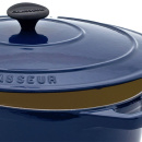 Garnek żeliwny emaliowany owalny Chasseur Classic 5,6L kobaltowy 3731-09