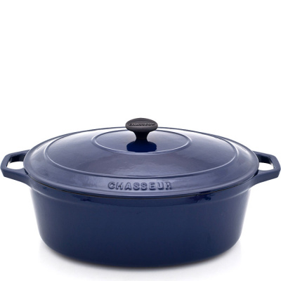Garnek żeliwny emaliowany owalny Chasseur Classic 7,4L kobaltowy 3735-09