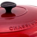 Garnek żeliwny emaliowany owalny płytki Chasseur 3,1L jarzębina 3931-08