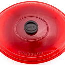 Garnek żeliwny emaliowany owalny płytki Chasseur 3,1L jarzębina 3931-08