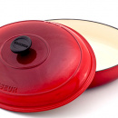 Garnek żeliwny emaliowany owalny płytki Chasseur 3,1L jarzębina 3931-08