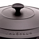 Garnek żeliwny emaliowany płytki Chasseur 2,5L 30cm czarny 3730-01