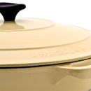 Garnek żeliwny emaliowany płytki Chasseur 2,5L 30cm kremowy 3730-00