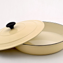 Garnek żeliwny emaliowany płytki Chasseur 2,5L 30cm kremowy 3730-00