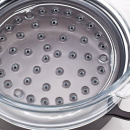 Garnek żeliwny emaliowany z naczyniem do gotowania na parze Chasseur czarny - wy 3024-01