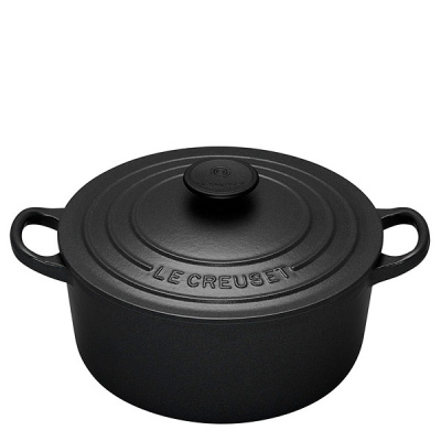 Garnek żeliwny okrągły Le Creuset 0,25l czarny 91005000140000
