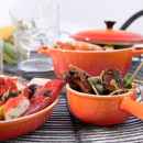 Garnek żeliwny okrągły Le Creuset 0,25l płomienny 91005000091000