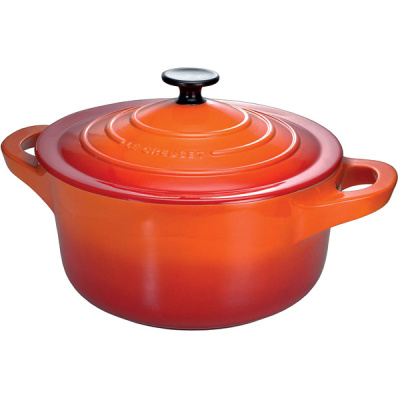 Garnek żeliwny okrągły Le Creuset 6,7l płomienny 25001280902461