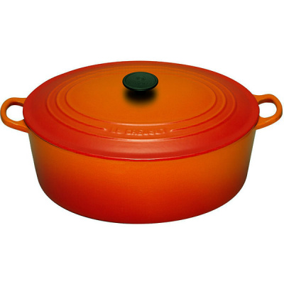 Garnek żeliwny owalny Le Creuset 4,1l płomienny 25002270902461