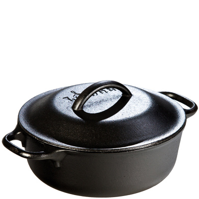 Garnek żeliwny z pokrywką 1,9 Litra Dutch Oven Lodge L2SP3
