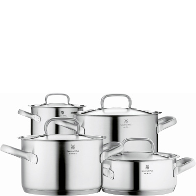 Garnki z pokrywkami Gourmet Plus WMF 4 sztuki 0720046030