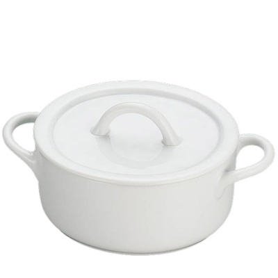 Garnuszek z pokrywką porcelanowy, owalny Cilio CI-104561