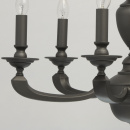 Grafitowy, sześcioramienny żyrandol DelRey MW-LIGHT Neoclassic 700011206
