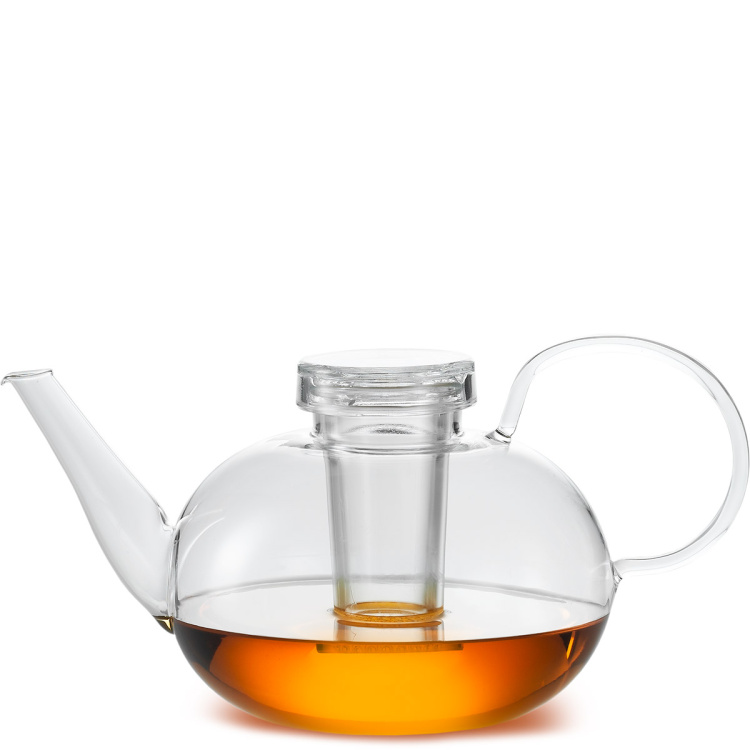 Imbryk szklany ze szklanym sitkiem Wilhelm Wagenfeld 1,5 Litra