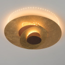 Industrialna lampa sufitowa złoto-rdzawe okręgi RegenBogen 452013801