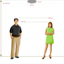 Industrialna lampa sufitowa złoto-rdzawe okręgi RegenBogen 452013801