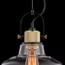 Industrialna lampa wisząca, szklana, do kuchni i jadalni Irving Maytoni Loft T163PL-01W