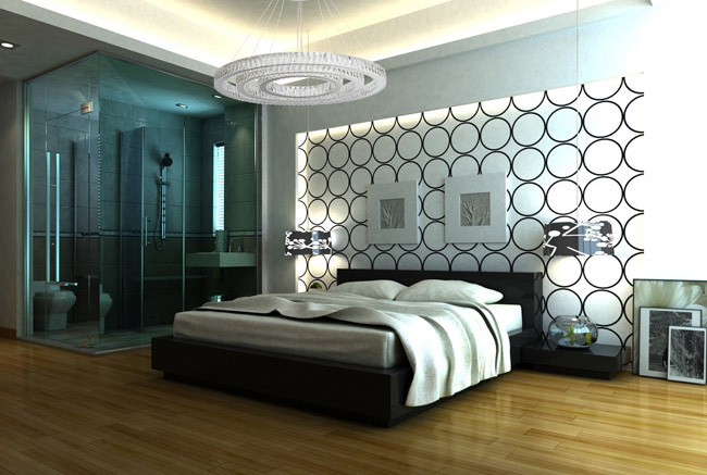 Pierścienie kryształowe LED - regulowana wysokość - lampa wisząca MW-LIGHT