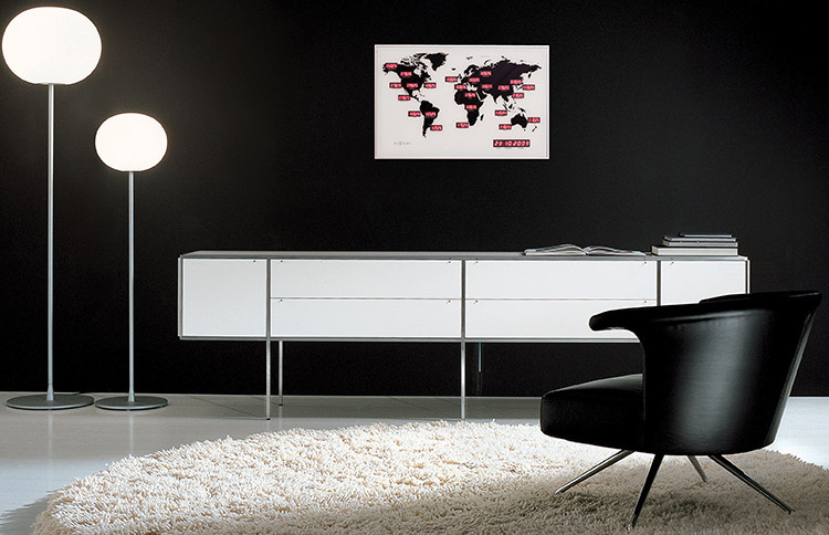 Zegar ścienny World Time Digit Nextime