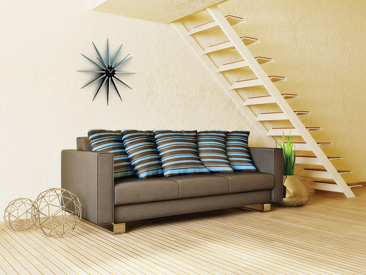 zegar ma ścianę gwiazda