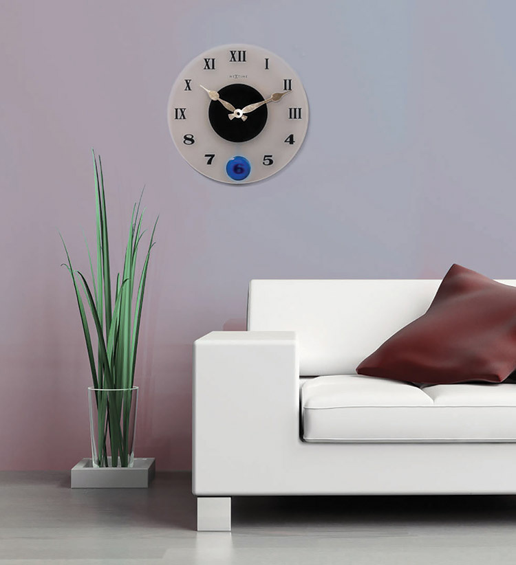 Zegar ścienny z wahadłem Milano Color Nextime 35 cm