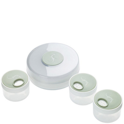 Kamień do ścierania przypraw i pojemniki na przyprawy Lurch LU-00210115