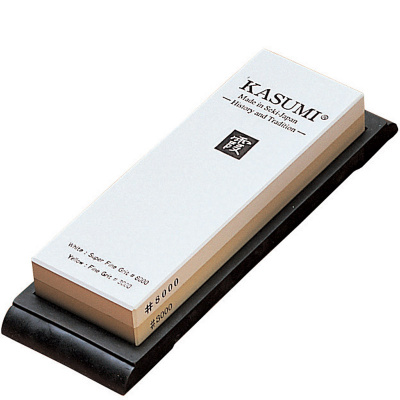 Kamień do szlifowania noży japońskich - dwustronna osełka 3000/8000 Kasumi K-80002