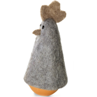 Kapturek na jajko Kogut Philippi szary P216004