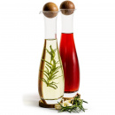 Karafka na oliwę lub ocet z dębowym korkiem i podstawką Sagaform Nature SF-5017734