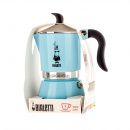 Kawiarka aluminiowa Bialetti Fiammetta Fluo - 3 filiżanki, niebieska 0004632