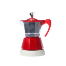 Kawiarka elektryczna ze spieniaczem G.A.T. Gatpuccino 4tz - Czerwona 602004RE