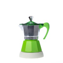 Kawiarka elektryczna ze spieniaczem G.A.T. Gatpuccino 4tz - Zielona 602004GR