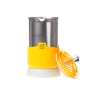 Kawiarka elektryczna ze spieniaczem G.A.T. Gatpuccino 4tz - Żółta 602004YE