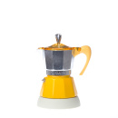 Kawiarka elektryczna ze spieniaczem G.A.T. Gatpuccino 4tz - Żółta 602004YE
