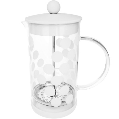 Kawiarka french press Dot Dot 1 Litr ZAK! Designs biała 1313-880