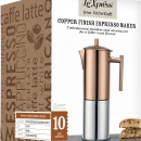 Kawiarka Moka Kitchen Craft stalowo-miedziana KCLXCOF10CUP