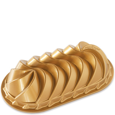 Keksówka do pieczenia ciasta Heritage Nordic Ware złota 90377