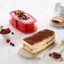 Keksówka z talerzem ceramicznym Duo Lekue 24cm 2412524R14M150