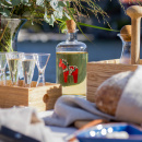 Kieliszki podwójne na drewnianej podstawie Sagaform Nature SF-5017704