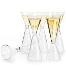 Kieliszki podwójne na drewnianej podstawie Sagaform Nature SF-5017704