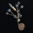 Kinkiet Adriatic perłowe złoto i kryształy MW-LIGHT Flora 280021902