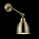 Kinkiet antyczny mosiądz, regulacja położenia Domino Maytoni Modern MOD142-WL-01-BS