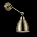 Kinkiet antyczny mosiądz, regulacja położenia Domino Maytoni Modern MOD142-WL-01-BS