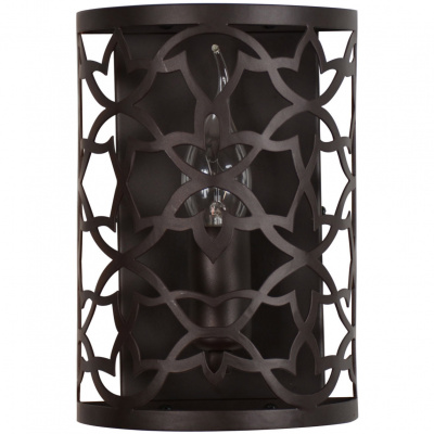 Kinkiet ażurowa klatka MW-LIGHT Country ciemnobrązowy 249028201