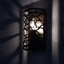 Kinkiet ażurowa klatka MW-LIGHT Country ciemnobrązowy 249028201