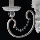 Kinkiet biało-złoty z białym abażurem Augustine MW-LIGHT Elegance 419021801