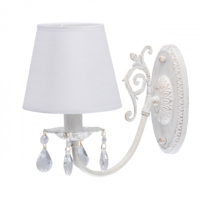 Kinkiet biały ze złotą patyną MW-LIGHT Elegance 448022001